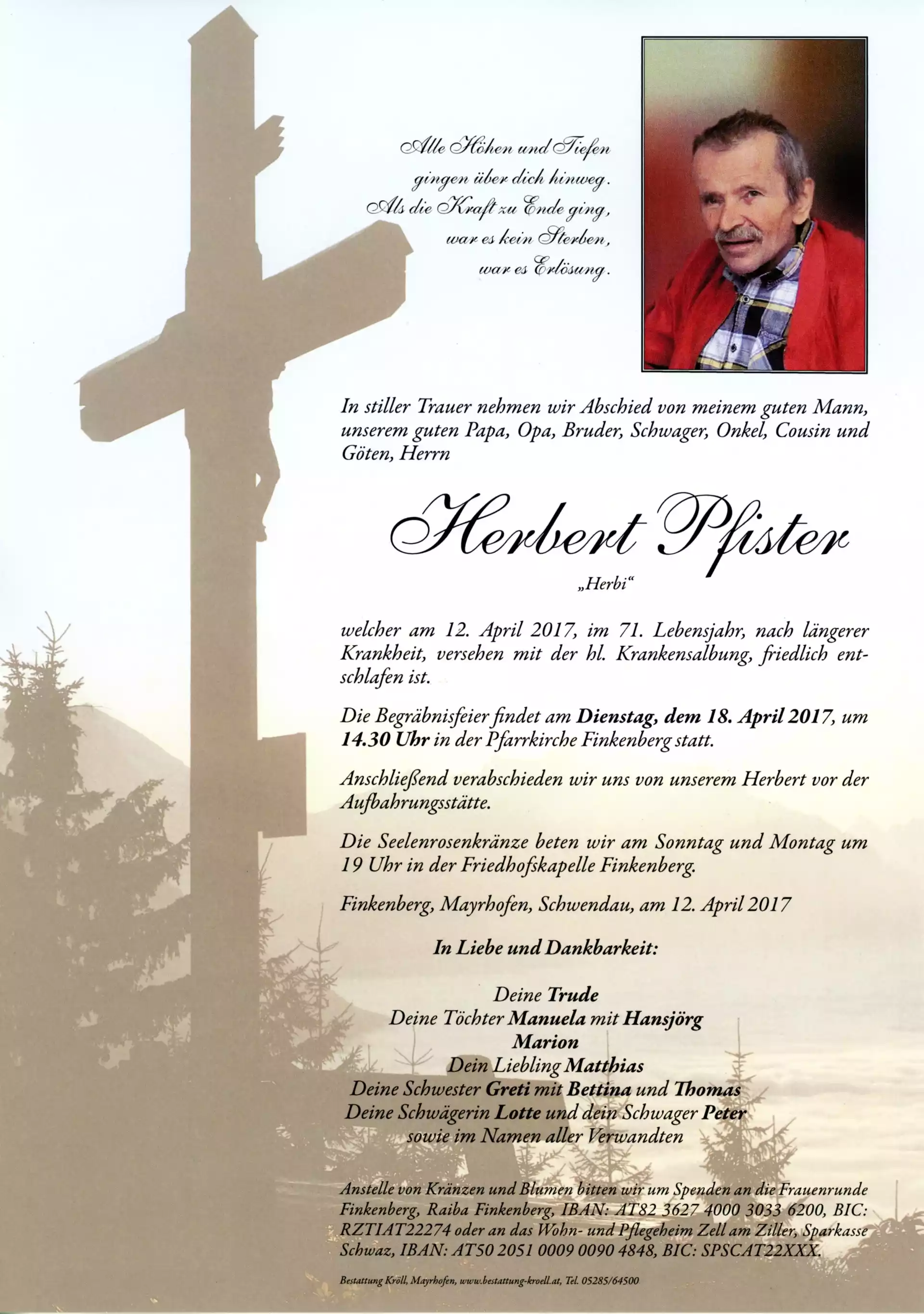 Parte von Herbert Pfister